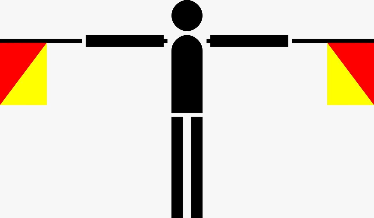 Detail Gambar Semaphore Semaphore Huruf A Nomer 20