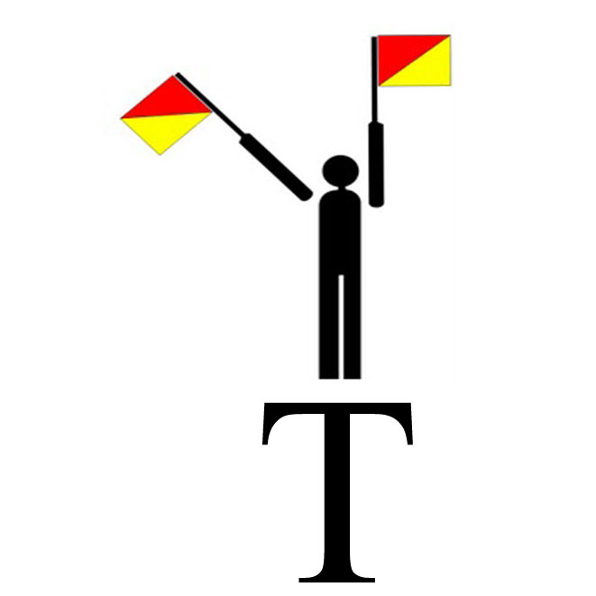 Detail Gambar Semaphore Semaphore Huruf A Nomer 21