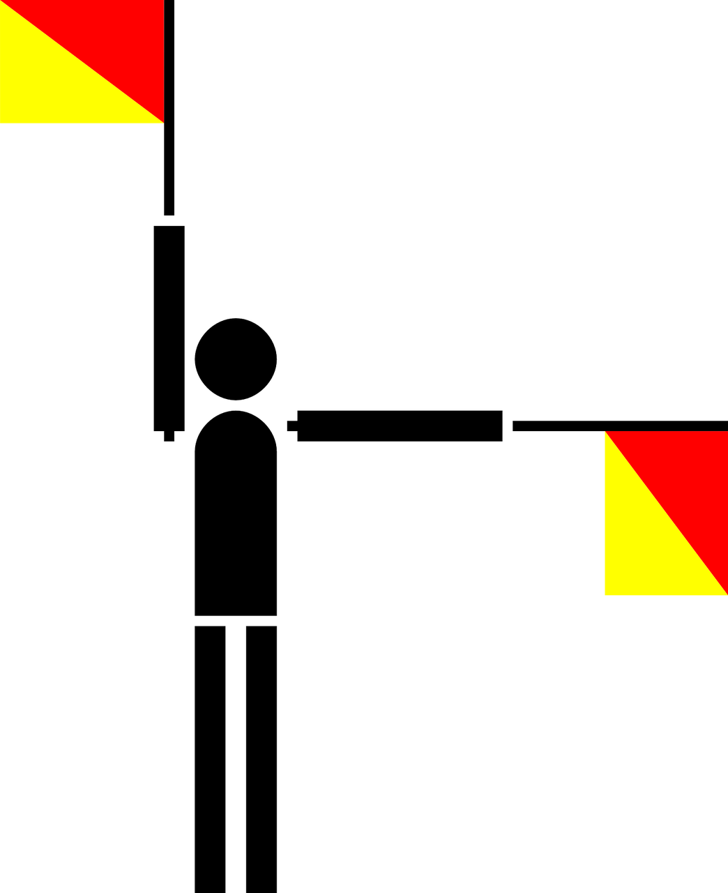 Detail Gambar Semaphore Semaphore Huruf A Nomer 9