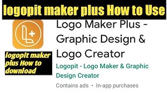 Detail Download Logo Maker Plus Graphic Design Logo Creator Nomer 16