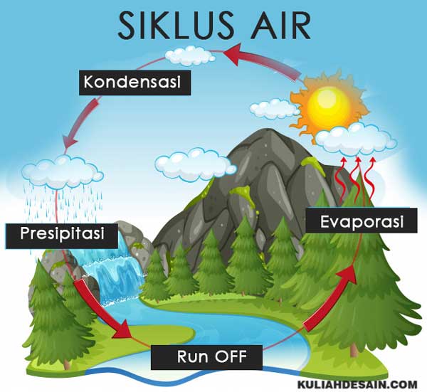 Detail Gambar Siklus Air Beserta Keterangannya Nomer 17