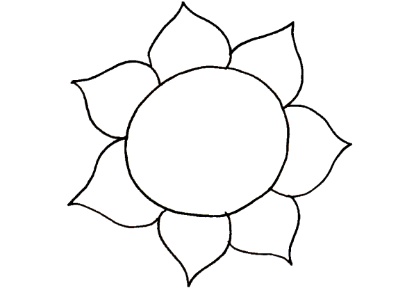 Gambar Sketsa Bunga Untuk Mozaik - KibrisPDR