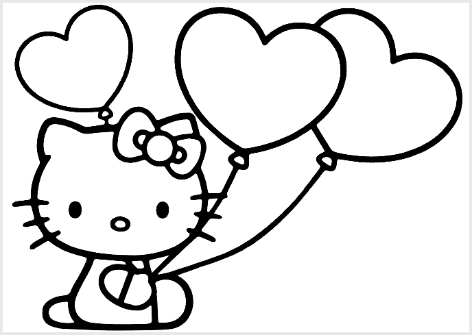 Detail Gambar Sketsa Hello Kitty Nomer 10