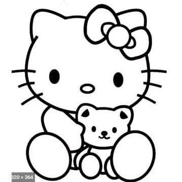 Detail Gambar Sketsa Hello Kitty Nomer 19