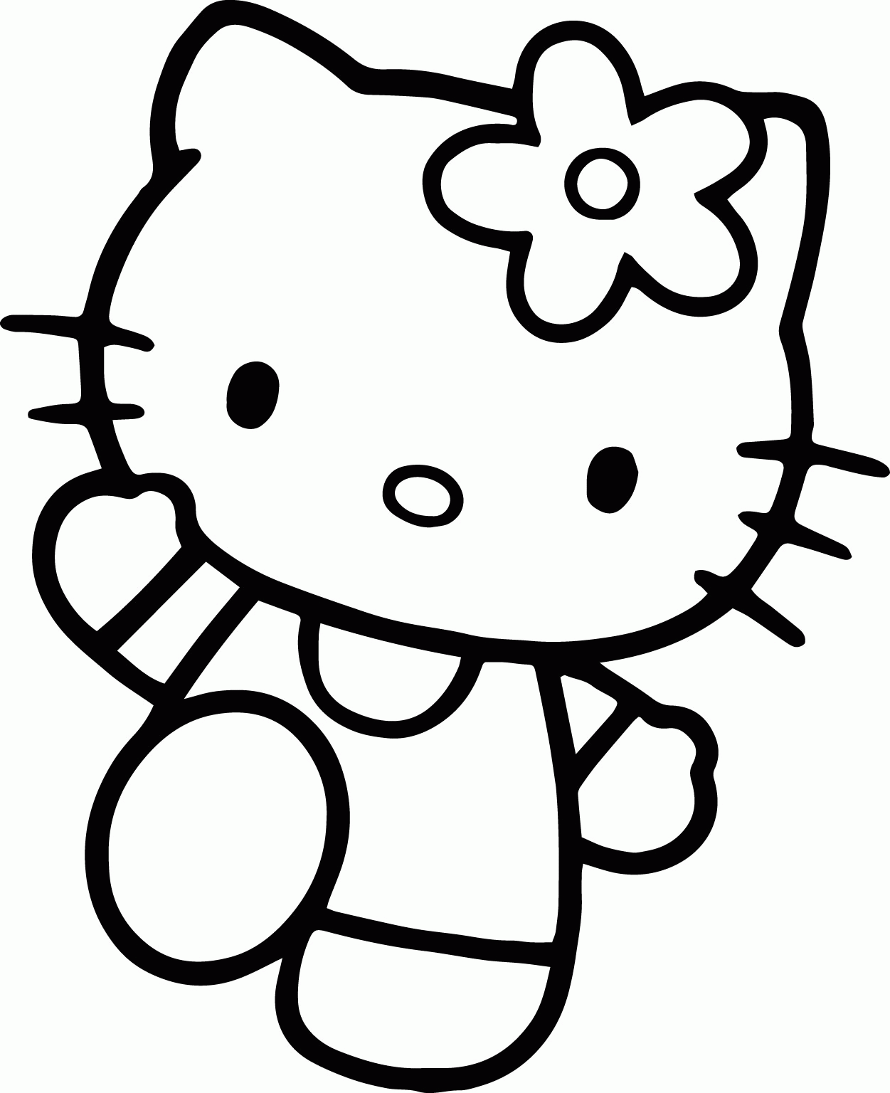 Detail Gambar Sketsa Hello Kitty Nomer 21