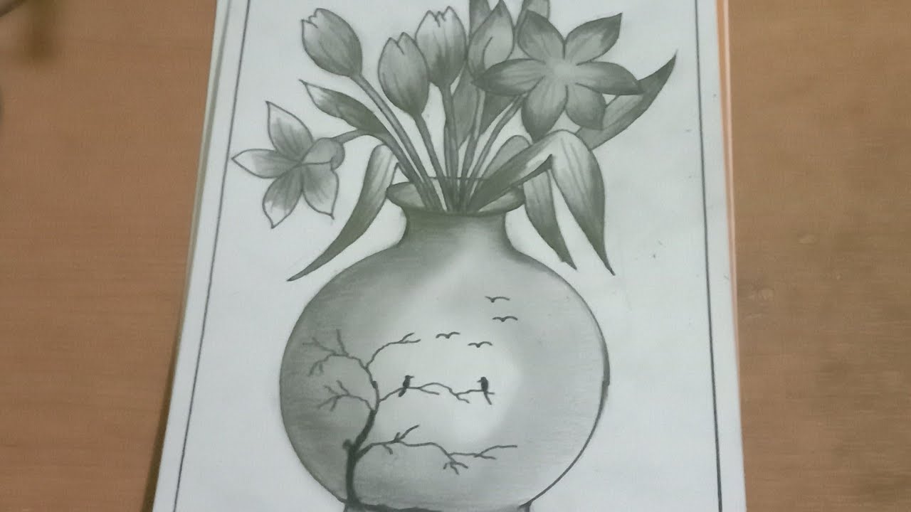 Detail Gambar Sketsa Untuk Vas Bunga Nomer 6
