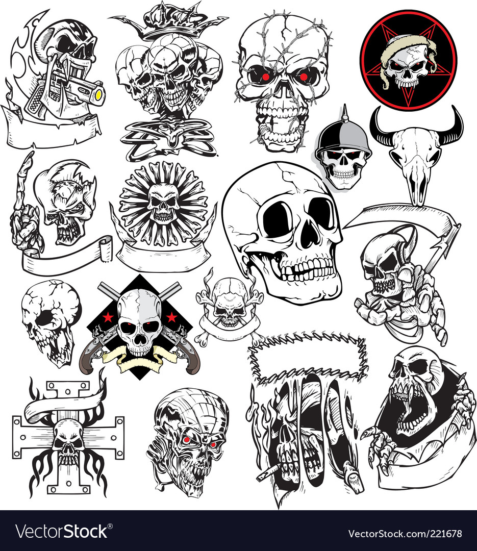 Detail Gambar Skull Untuk Tato Nomer 13