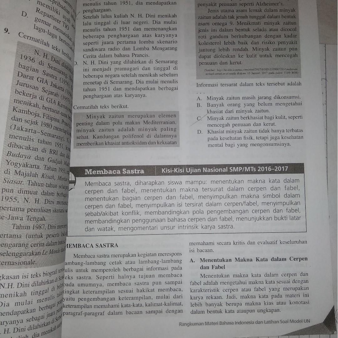 Detail Gambar Spm Bahasa Indonesia Smp Nomer 31