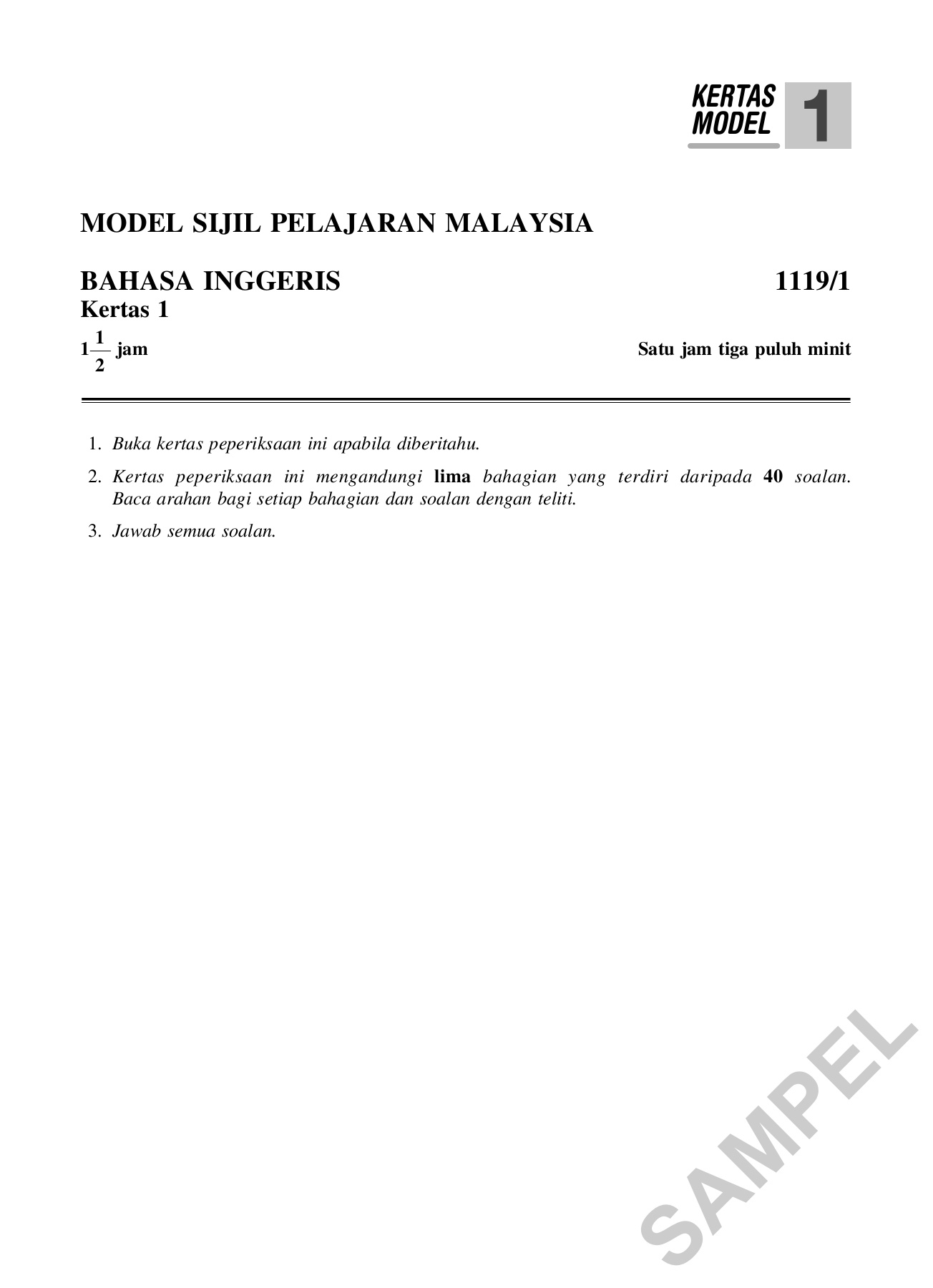 Detail Gambar Spm Bahasa Inggris Smp Nomer 50