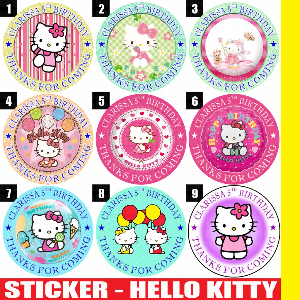 Detail Gambar Stiker Hello Kitty Nomer 14