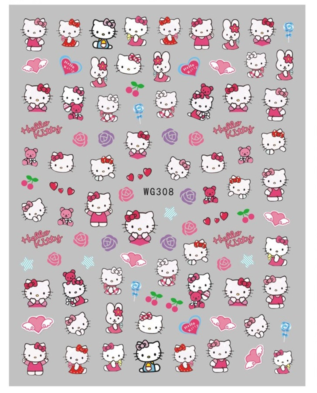 Detail Gambar Stiker Hello Kitty Nomer 5