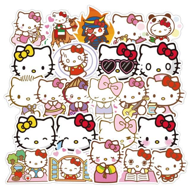 Detail Gambar Stiker Hello Kitty Nomer 37