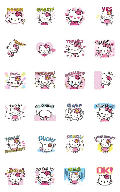 Detail Gambar Stiker Hello Kitty Nomer 54