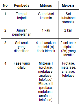 Detail Gambar Tahapan Meiosis Dan Mitosis Nomer 42