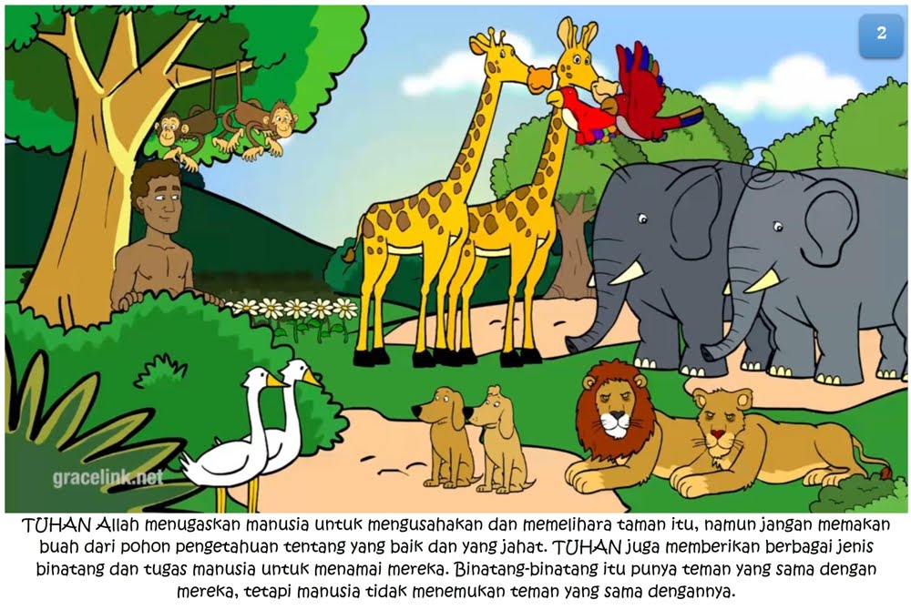 Detail Gambar Taman Eden Menrut Alkitab Untuk Sekolah Minggu Nomer 15