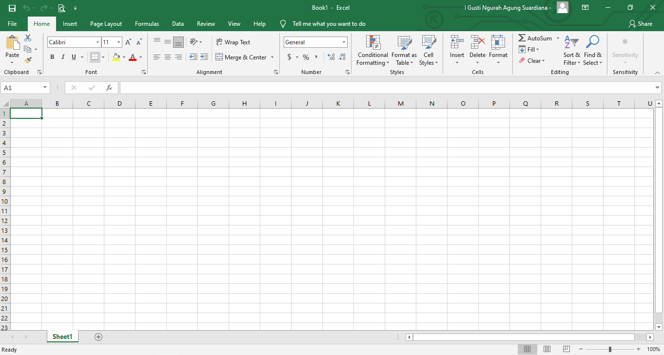 Gambar Tampilan Microsoft Excel - KibrisPDR