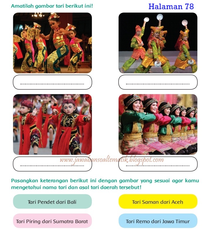 Download Gambar Tari Saman Di Buku Tema Kls 4 Nomer 4