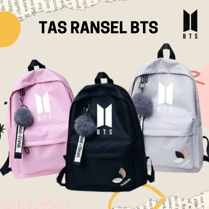 Detail Gambar Tas Bts Dan Army Untuk Liburan Nomer 5
