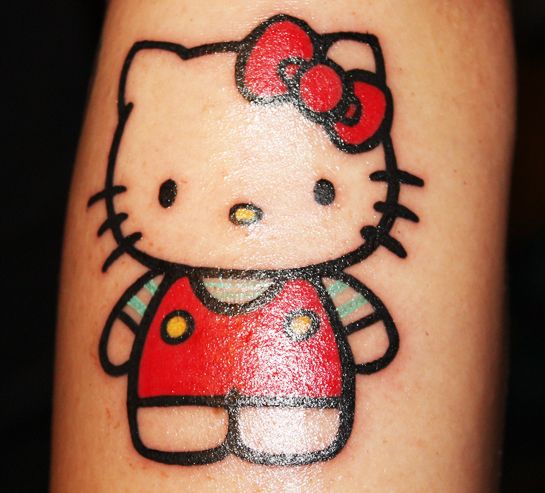 Gambar Tato Hello Kitty - KibrisPDR