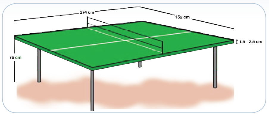 Detail Gambar Tenis Meja Beserta Ukurannya Nomer 15