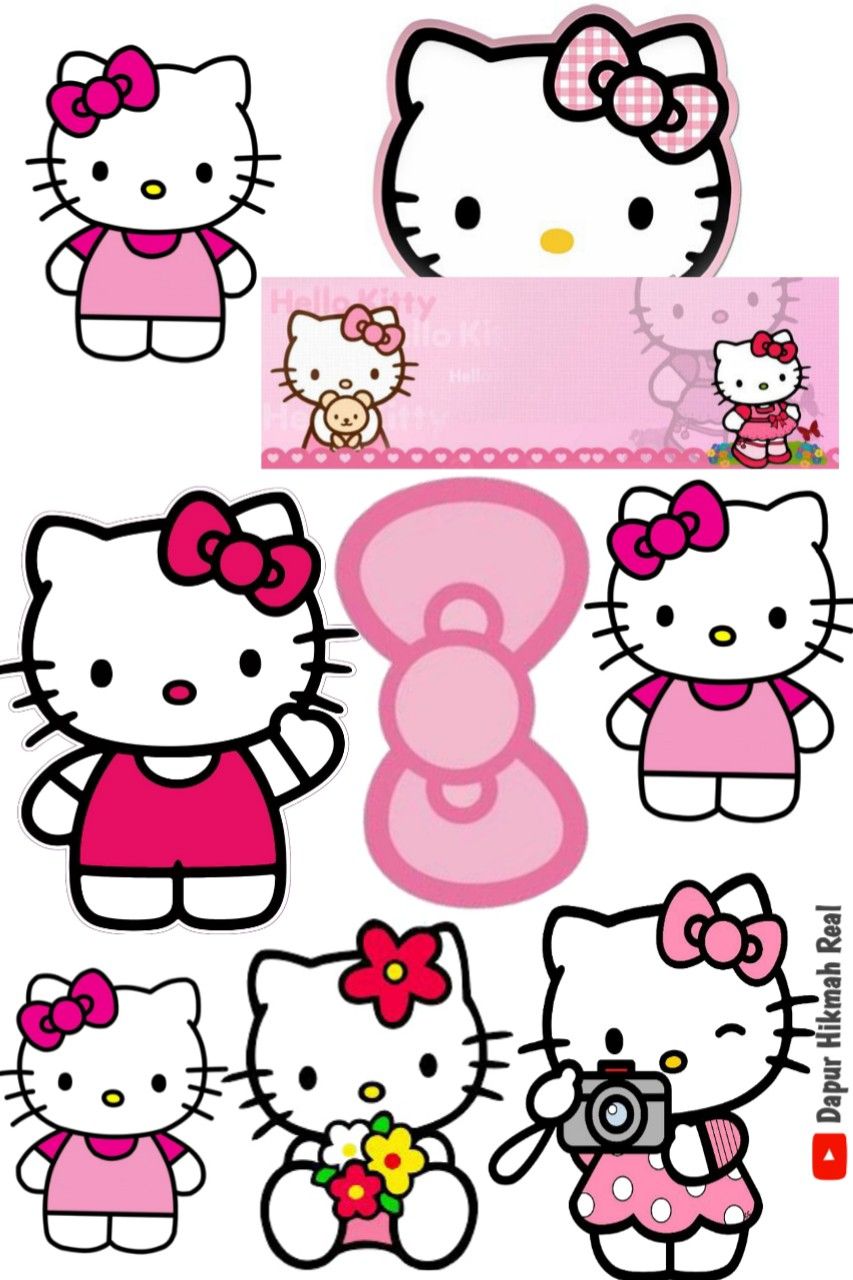 Detail Gambar Topper Hello Kitty Nomer 2