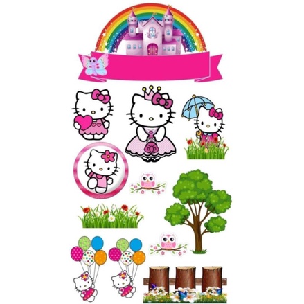 Detail Gambar Topper Hello Kitty Nomer 15
