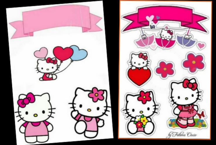 Detail Gambar Topper Hello Kitty Nomer 16