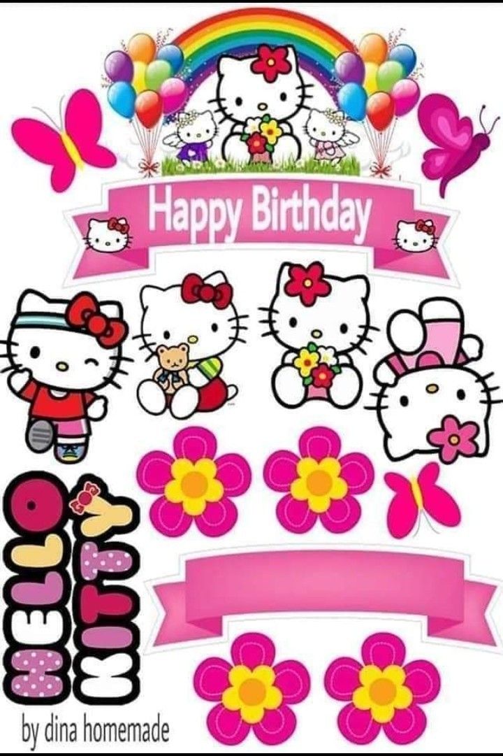 Detail Gambar Topper Hello Kitty Nomer 3