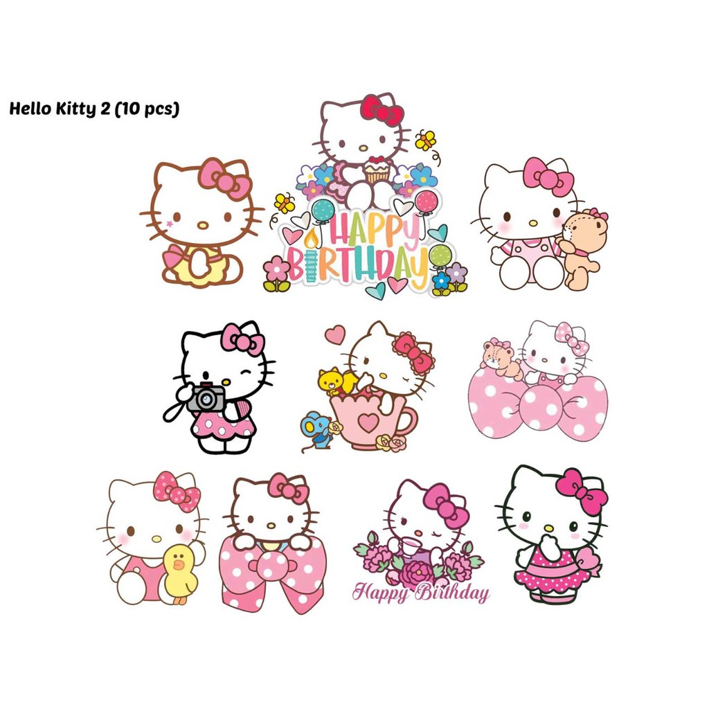 Detail Gambar Topper Hello Kitty Nomer 21