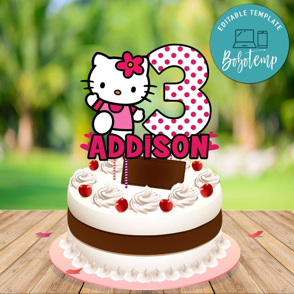 Detail Gambar Topper Hello Kitty Nomer 23