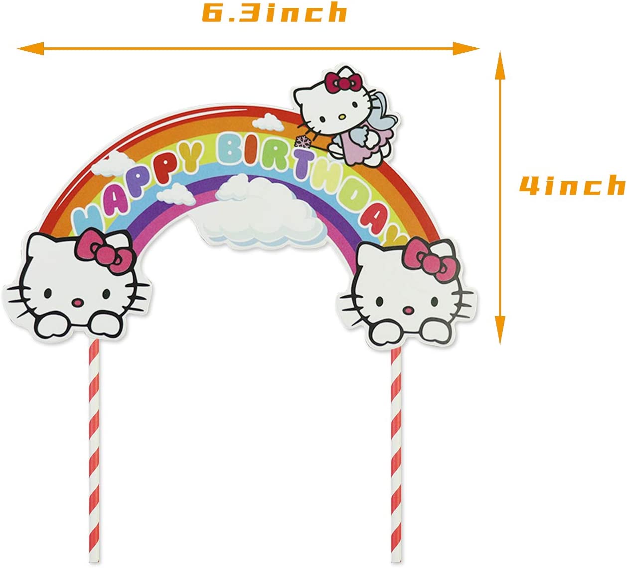 Detail Gambar Topper Hello Kitty Nomer 40