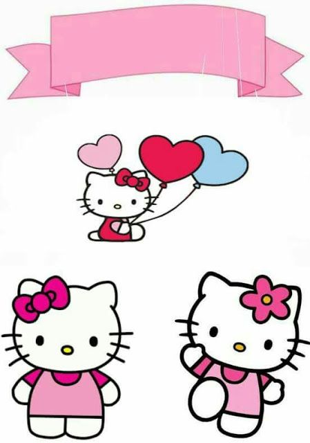 Detail Gambar Topper Hello Kitty Nomer 7