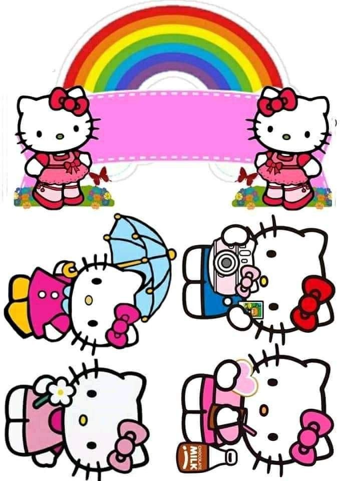 Detail Gambar Topper Hello Kitty Nomer 8