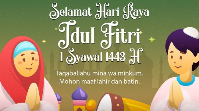 Detail Gambar Ucapan Idul Fitri Terbaru Nomer 6