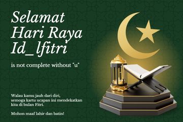 Detail Gambar Ucapan Idulfitri Nomer 37