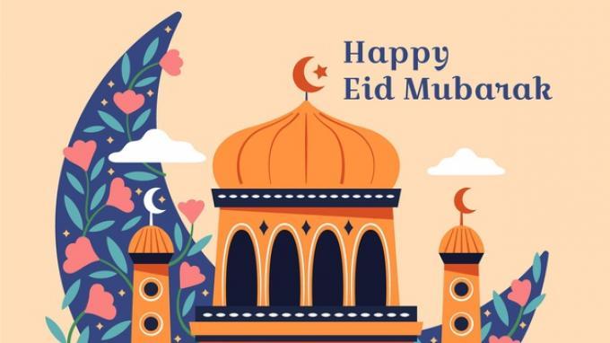 Gambar Ucapan Lebaran Ucapan Happy Eid Mubarak - KibrisPDR