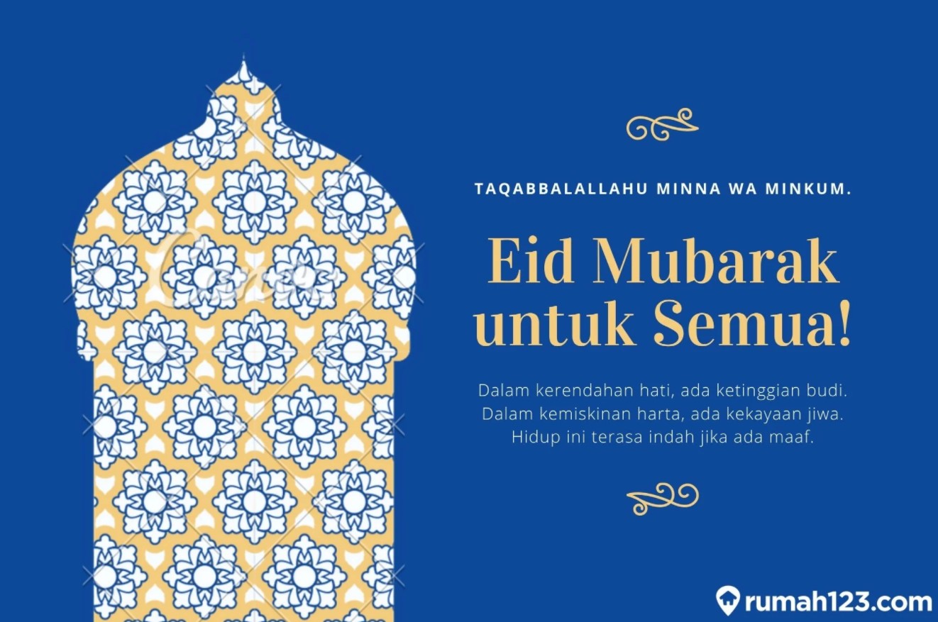 Detail Gambar Ucapan Lebaran Ucapan Happy Eid Mubarak Nomer 14