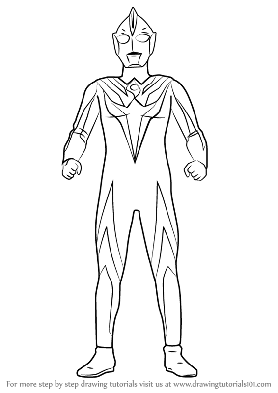 Detail Gambar Ultraman Orb Untuk Diwarnai Nomer 6