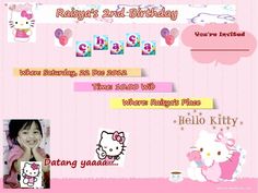 Detail Gambar Undangan Ulang Tahun Gambar Hello Kitty Lucu Nomer 32