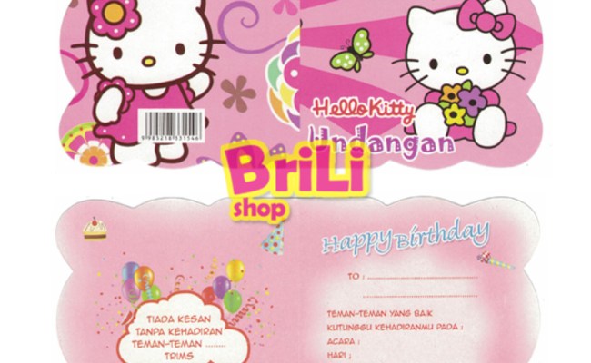 Detail Gambar Undangan Ulang Tahun Gambar Hello Kitty Lucu Nomer 42