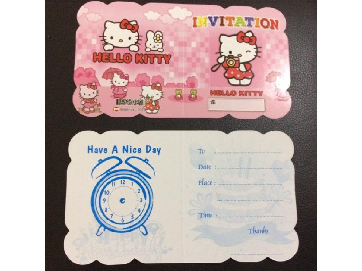 Detail Gambar Undangan Ulang Tahun Gambar Undangan Ulang Tahun Hello Kitty Nomer 33