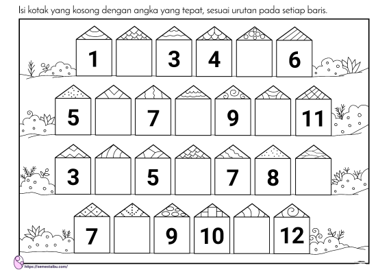 Detail Gambar Untuk Angka Paud Nomer 5