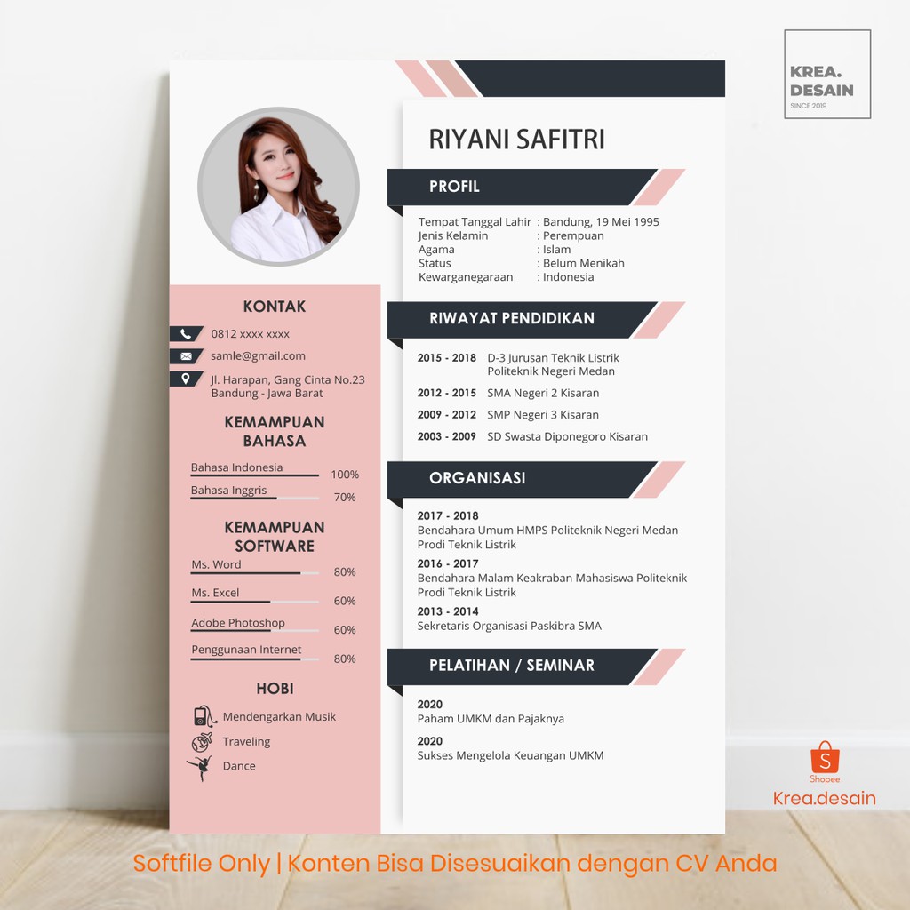 Detail Gambar Untuk Desain Cv Nomer 2