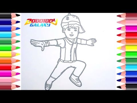 Detail Gambar Untuk Di Warnai Boboiboy Galaxy Nomer 29