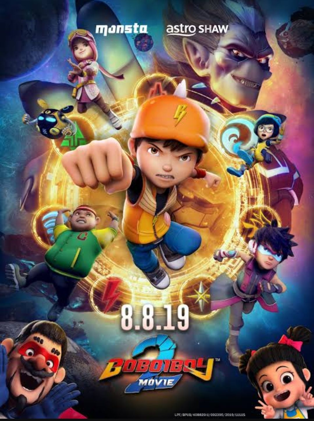 Detail Gambar Untuk Di Warnai Boboiboy Movie 2 Nomer 33