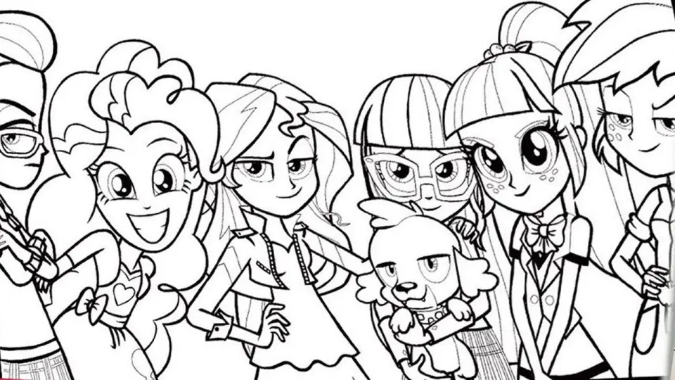 Detail Gambar Untuk Di Warnai My Little Pony Nomer 22