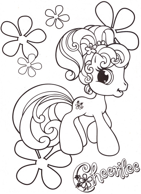 Detail Gambar Untuk Di Warnai My Little Pony Nomer 28