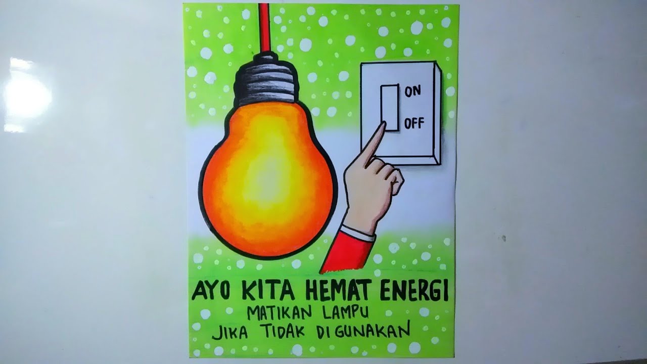 Detail Gambar Untuk Diwarnai Bertema Dengan Hemat Energi Nomer 7