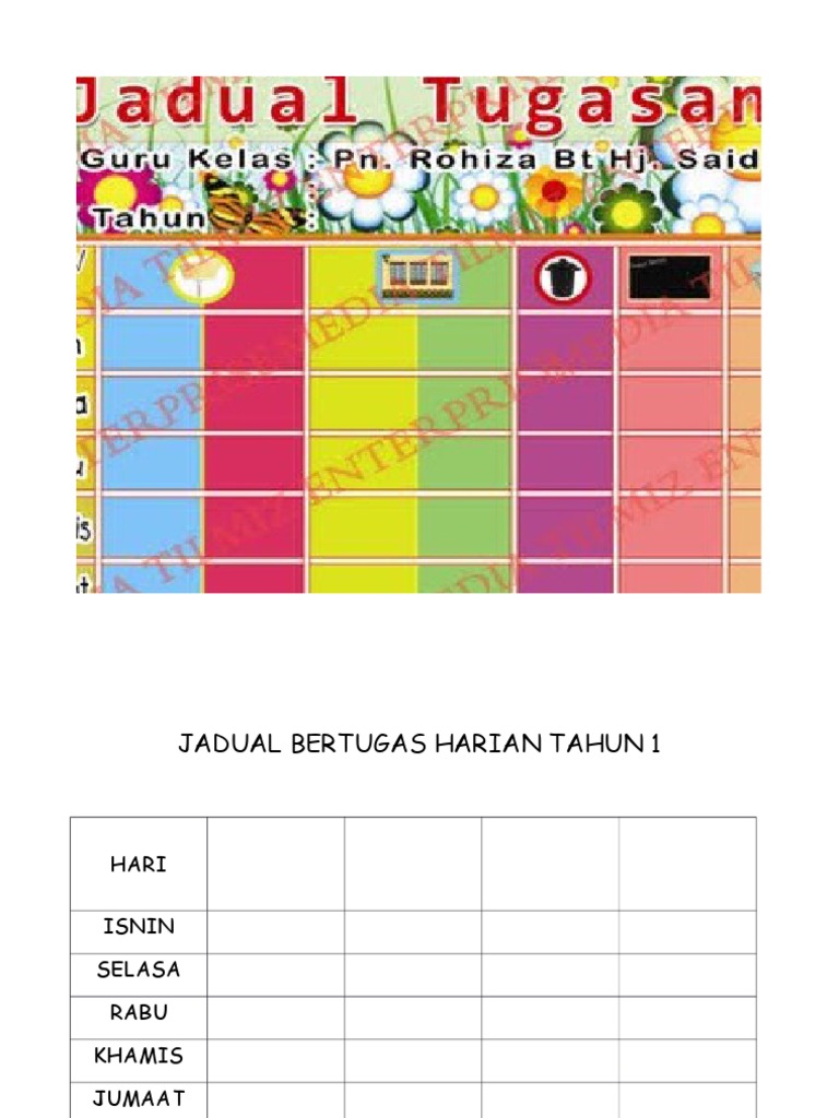 Detail Gambar Untuk Jadual Bertugas Nomer 32