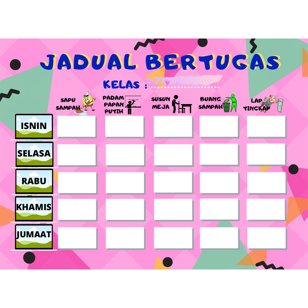 Detail Gambar Untuk Jadual Bertugas Nomer 5